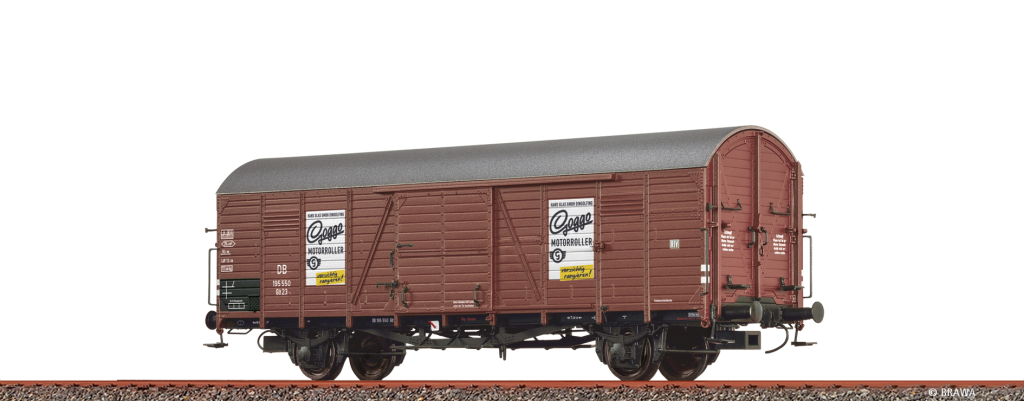 BRAWA 50462 Güterwagen Glt 23 DB Epoche III Goggo Spur H0
