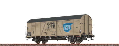 BRAWA 50471 Gedeckter Güterwagen Glr 23 DB III NSU Spur H0