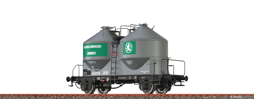 BRAWA 50578 Güterwagen Kds 54 DB IV Heidelberger Zement Spur H0