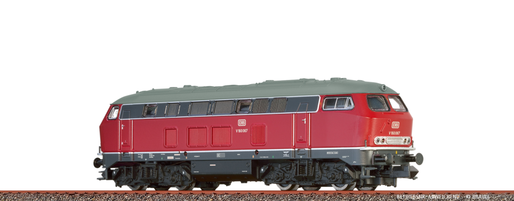BRAWA 61216 Diesellokomotive V160 DB Epoche III DC Analog BASIC+ Spur N