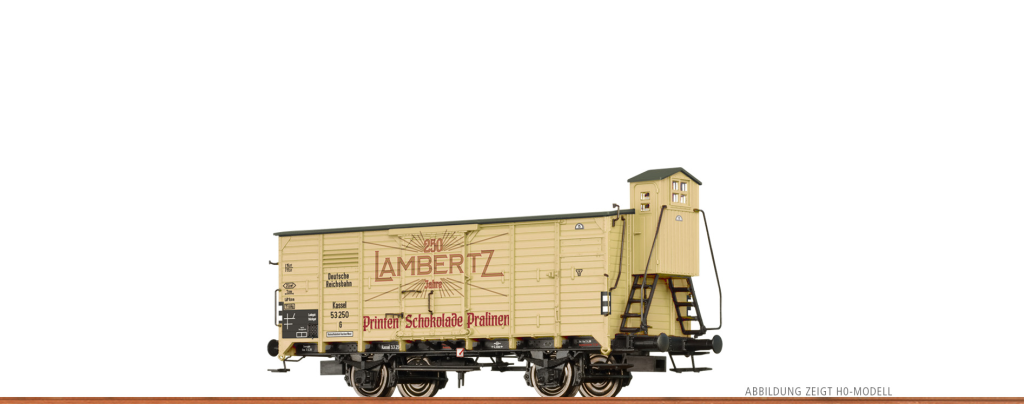 BRAWA 67489 Güterwagen G10 DRG Epoche II Lambertz Spur N
