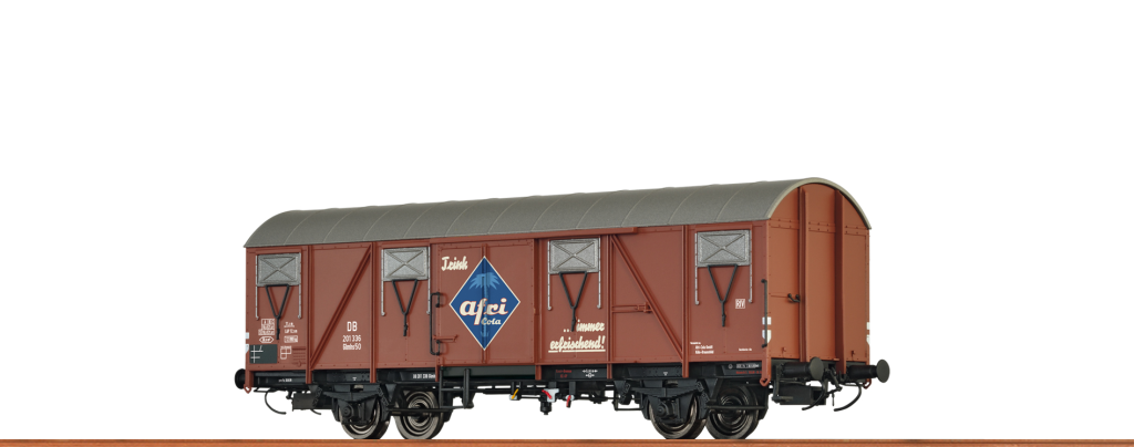 BRAWA 67808 Güterwagen Glmhs 50 DB Epoche III Afri Spur N