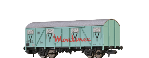 BRAWA 67817 Güterwagen Gos 50 DB Epoche IV Moulinex Spur N