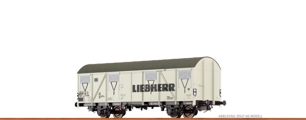 BRAWA 67819 Güterwagen Glmhs 50 DB Epoche IV Liebherr Spur N