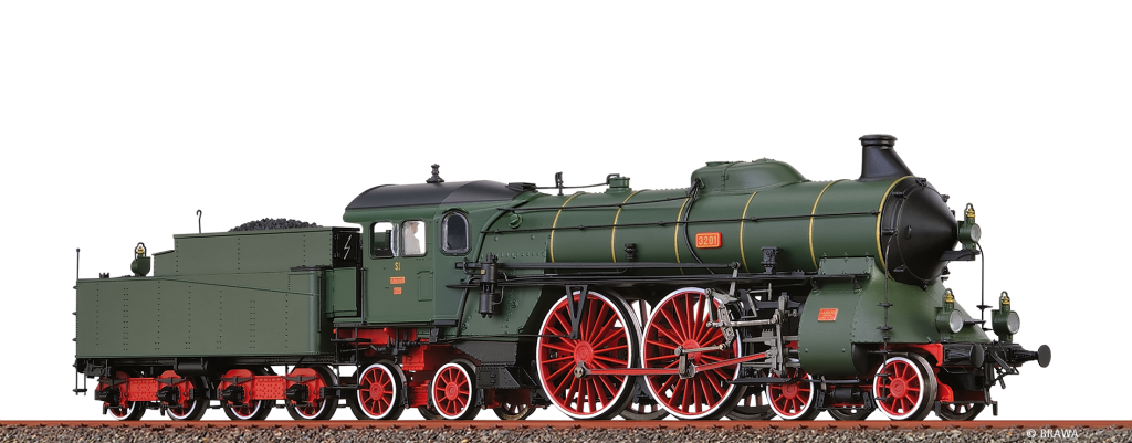 BRAWA 70014 Dampflokomotive bay. S2 6 KBayStsB Epoche I DC EXTRA Spur H0