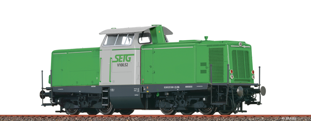 BRAWA 70054 Diesellokomotive 211 SETG Epoche VI DC EXTRA Spur H0