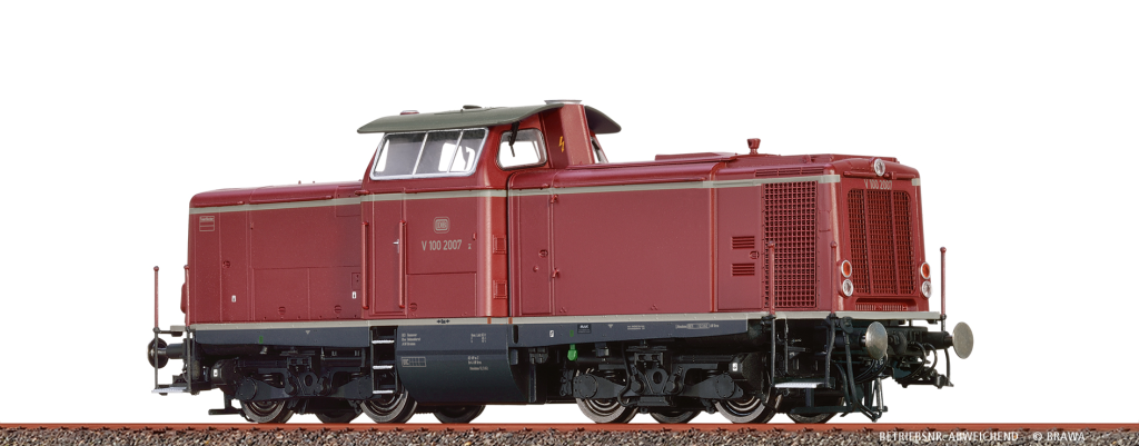 BRAWA 70059 Diesellokomotive 212 DB Epoche IV AC EXTRA Spur H0