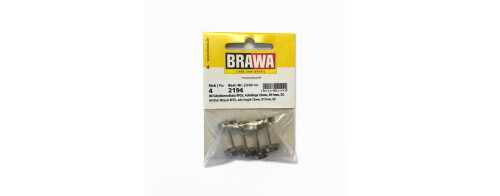 BRAWA 2194 Radsatz RP25 Spitzlagerung 23mm DC 4 Stück Spur H0