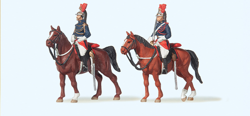 Preiser 10435 Französische Garde Republicaine zu Pferd Spur H0