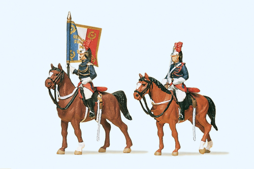 Preiser 10460 Garde Republicaine zu Pferd Frankreich Spur H0