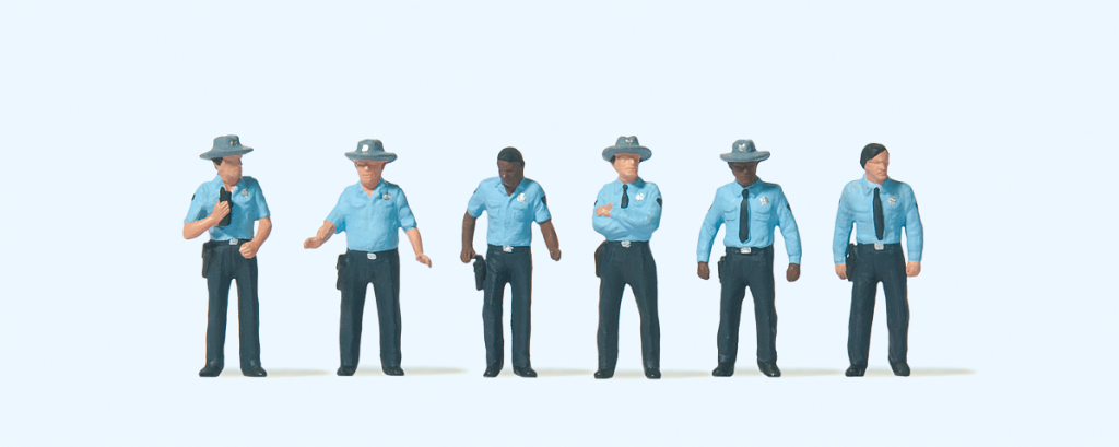 Preiser 10798 US Highway Patrolmen Spur H0