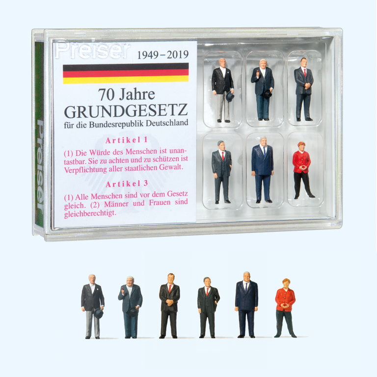 Preiser 13400 70 Jahre Grundgesetz BRD Spur H0