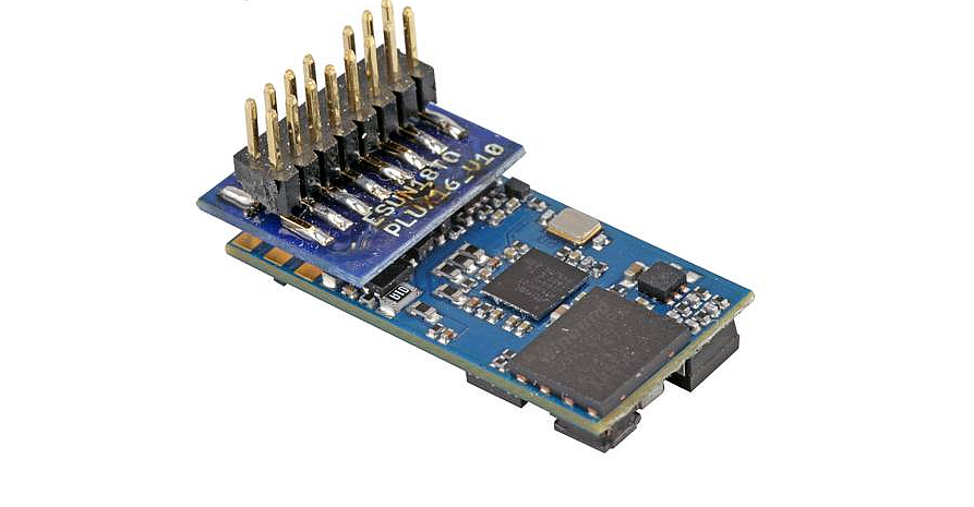 ESU 58814 LokSound 5 micro Leerdecoder PluX16 mit Lautsprecher M4 / MM / SX / DCC