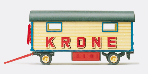 Preiser 21017 Zirkus Krone Packwagen mit Fenster Spur H0