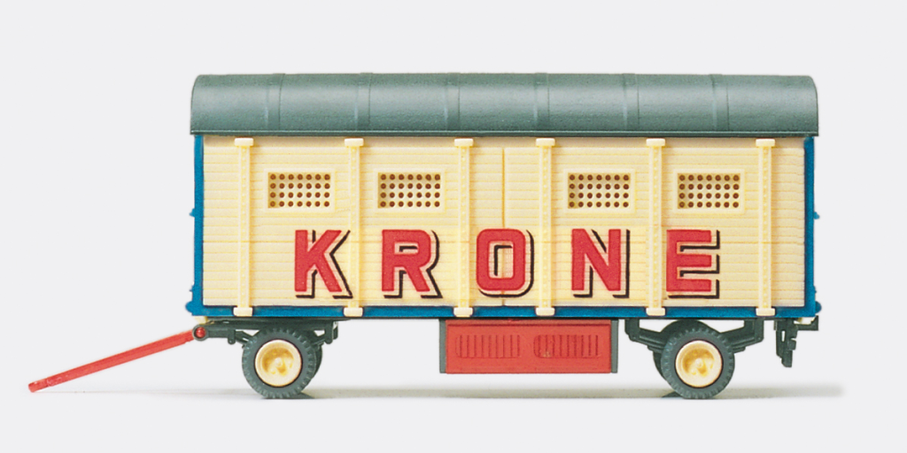 Preiser 21018 Zirkus Krone Käfigwagen Fertigmodell Spur H0