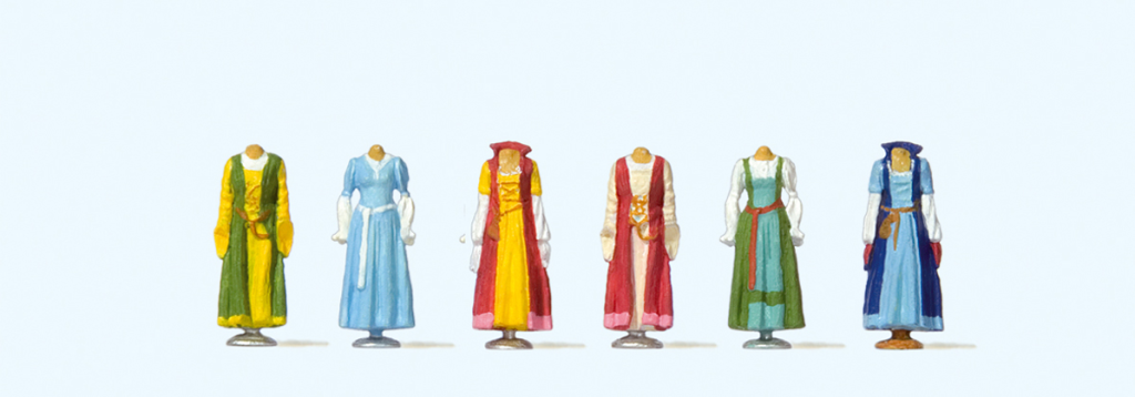 Preiser 24767 Mittelalterliche Kleidung auf Spur H0