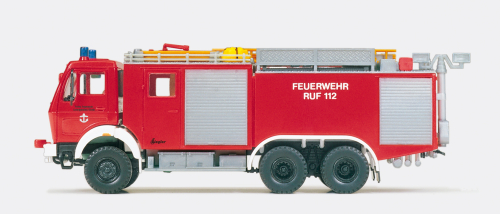 Preiser 31172 Feuerwehr Tanklöschfahrzeug TLF 48- 50-5 MB 2632 AK-38 Spur H0