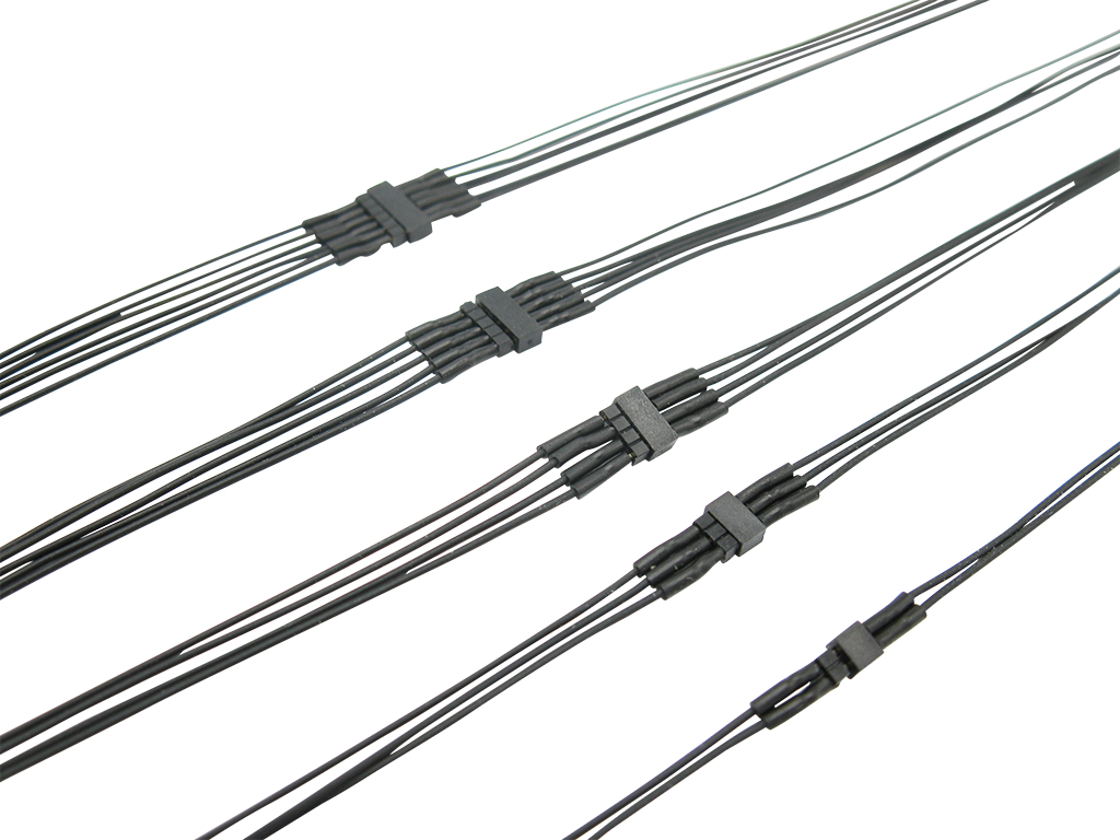 Mini-Steckerset 6-polig mit Litze Farbkodierung ideal für N H0 Steckverbinder 