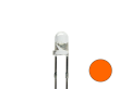 LED 5mm orange Gehäuse klar 6.000mcd extrem hell