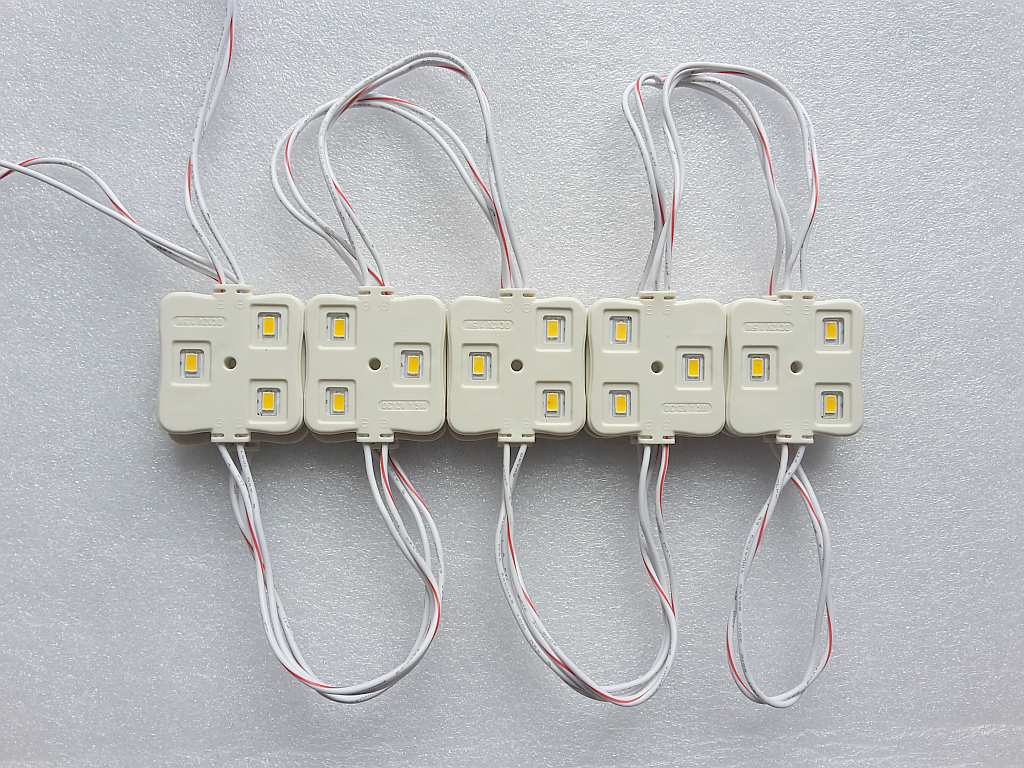 Leistungs LED Modul selbstklebend 12V 5730 1,5W warmweiß quadratisch