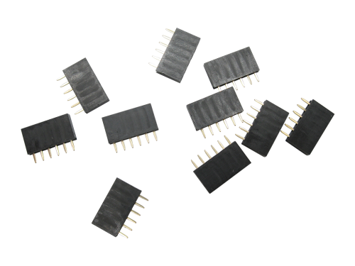 10 Stück Micro Stiftleiste Steckverbinder RM 2.54 6 polig Buchse