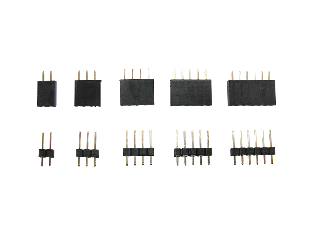 Micro Stiftleiste Steckverbinder RM 2.54 Stecker Buchse 2 3 4 5 6 polig