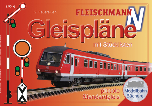 Fleischmann 81399 Gleispläne für FLEISCHMANN Gleise mit Schotterbett in Spur N