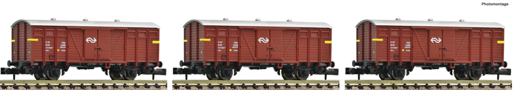 Fleischmann 833303 3 teiliges Set Stückguttransport NS Spur N