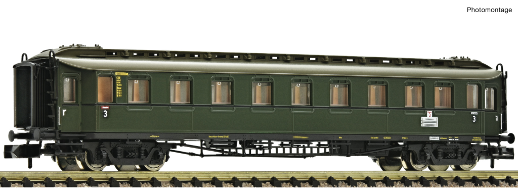 Fleischmann 878103 Schnellzugwagen 3. Klasse DB Spur N