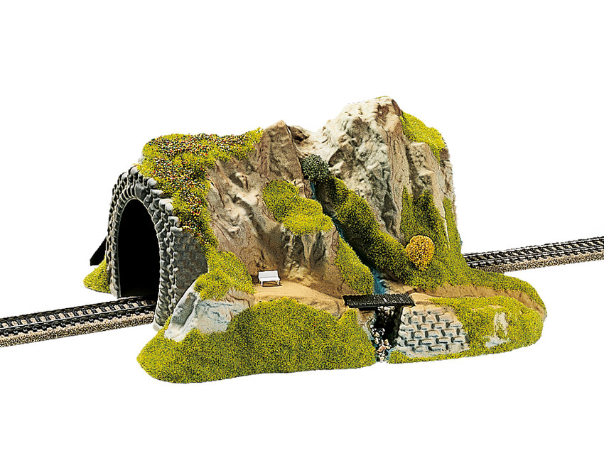 NOCH 02200 Tunnel 1-gleisig, gerade, 34 x 27 cm H0