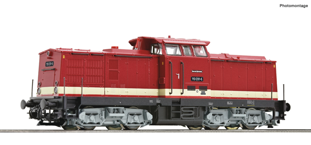 ROCO 36338 Diesellokomotive BR 110 DR Spur TT