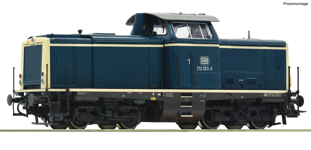 ROCO 52539 Diesellokomotive 212 053-3 DB Spur H0