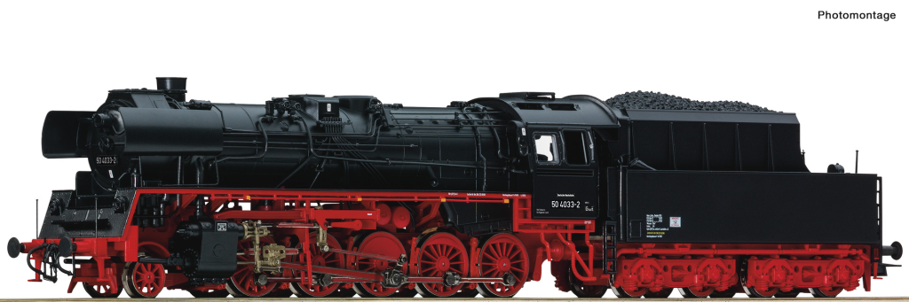 ROCO 70284 Dampflokomotive BR 50.40 DR Spur H0
