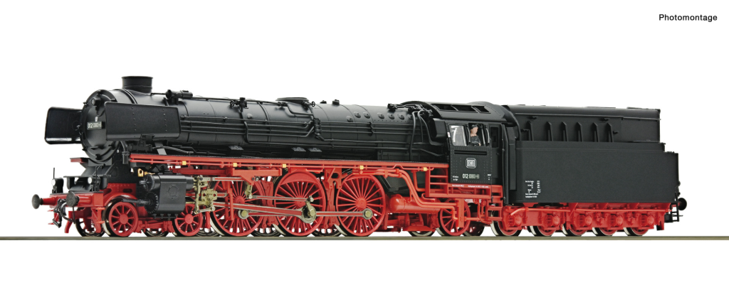ROCO 70340 Dampflokomotive BR 012 DB Spur H0