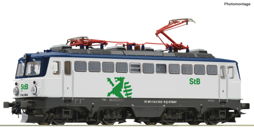 ROCO 70602 Elektrolokomotive 1142 562-9 StB Spur H0