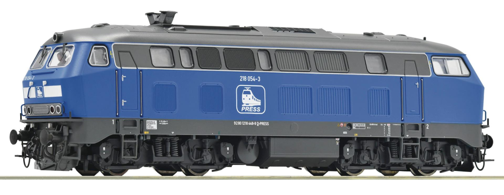 ROCO 70770 Diesellokomotive 218 054-3 PRESS Spur H0