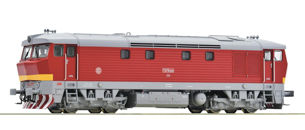 ROCO 70920 Diesellokomotive Rh T 478.1 CSD Spur H0