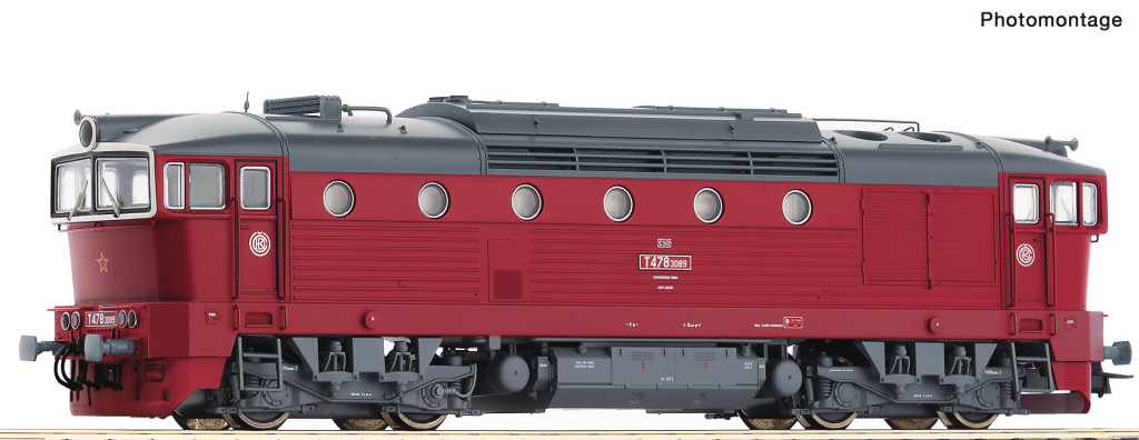 ROCO 71020 Diesellokomotive T 478.3089 CSD Spur H0