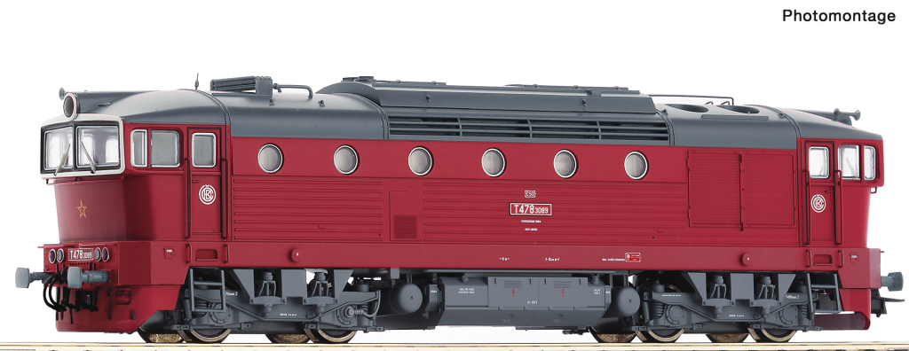 ROCO 71021 Diesellokomotive T 478.3089 CSD Spur H0