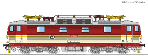 ROCO 71231 Elektrolokomotive Rh 371 CD Spur H0