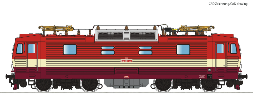 ROCO 71239 Elektrolokomotive S 499.2002 CSD Spur H0