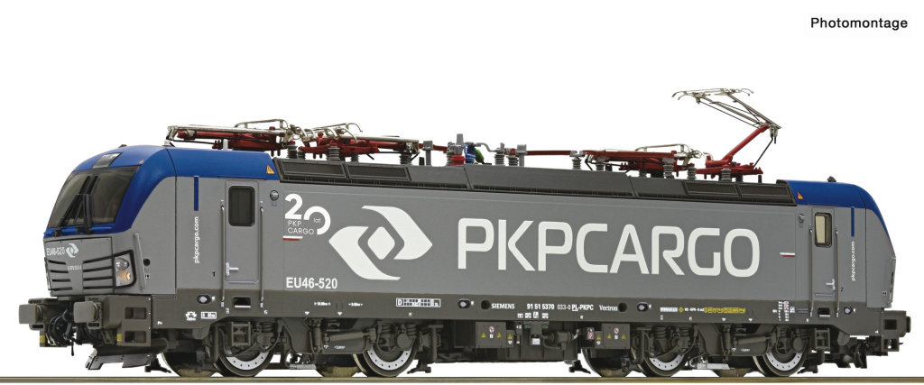 ROCO 71799 Elektrolokomotive EU46-520 PKP Cargo Spur H0