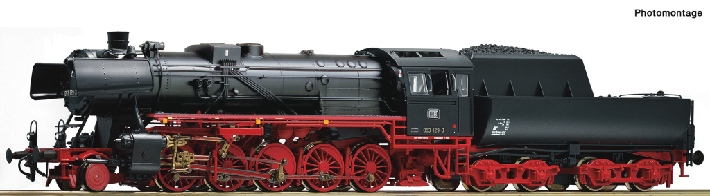 ROCO 72140 Dampflokomotive 053 129-3 DB Spur H0