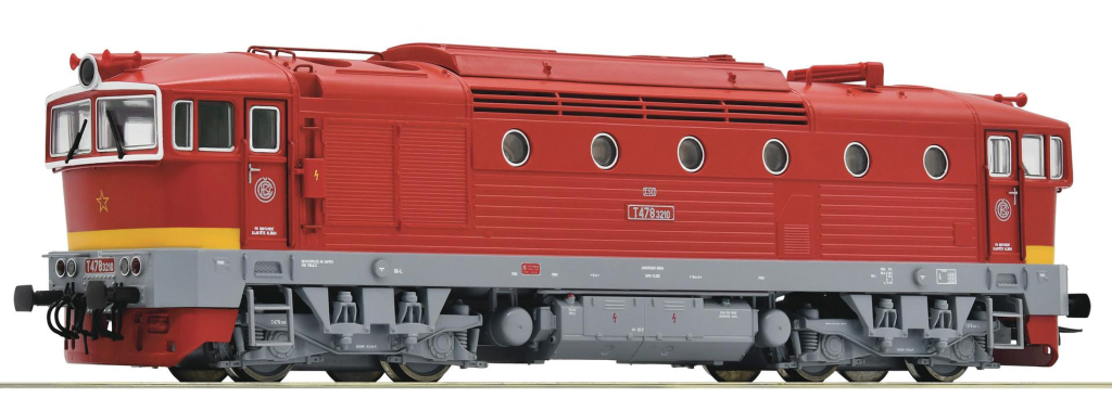 ROCO 72946 Diesellokomotive Rh T 478.3 CSD Spur H0