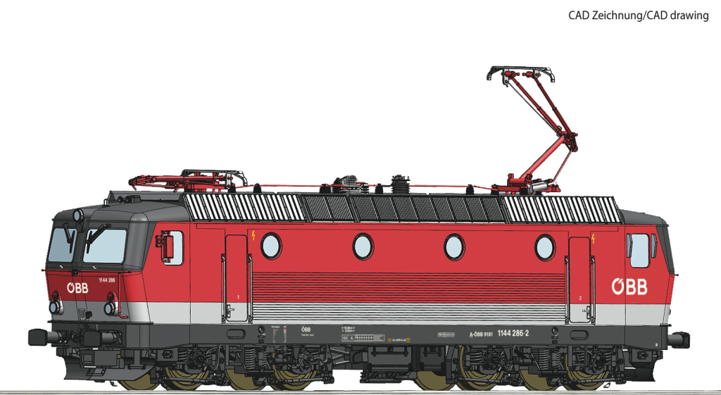 ROCO 73546 Elektrolokomotive 1144 286-2 ÖBB Spur H0