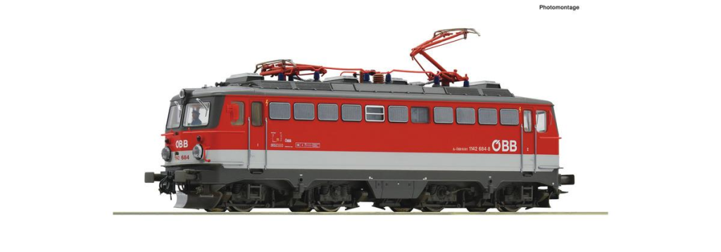 ROCO 73610 Elektrolokomotive 1142 684-8 ÖBB Spur H0