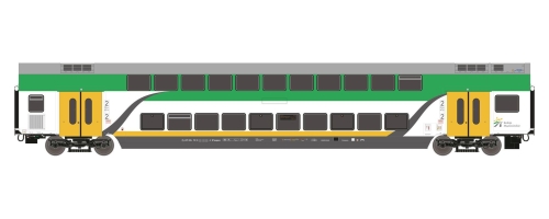 ROCO 74161 Doppelstockwagen, Koleje Mazowieckie Spur H0