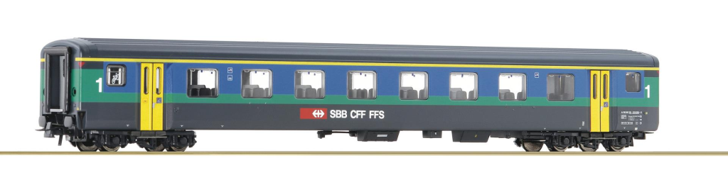ROCO 74565 Schnellzugwagen EW II 1. Klasse SBB Spur H0