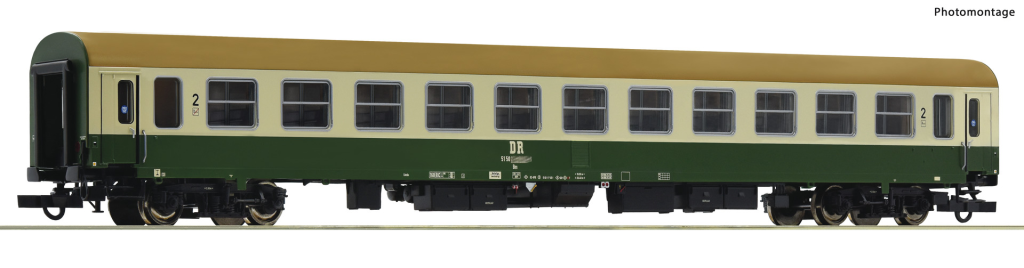 ROCO 74803 Schnellzugwagen 2. Klasse DR Spur H0