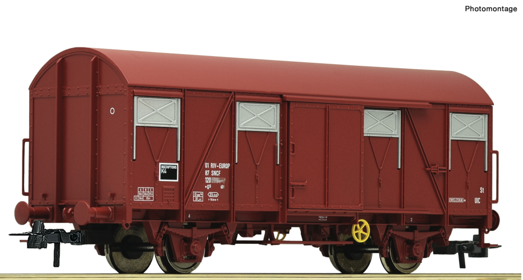 ROCO 76319 Gedeckter Güterwagen SNCF Spur H0